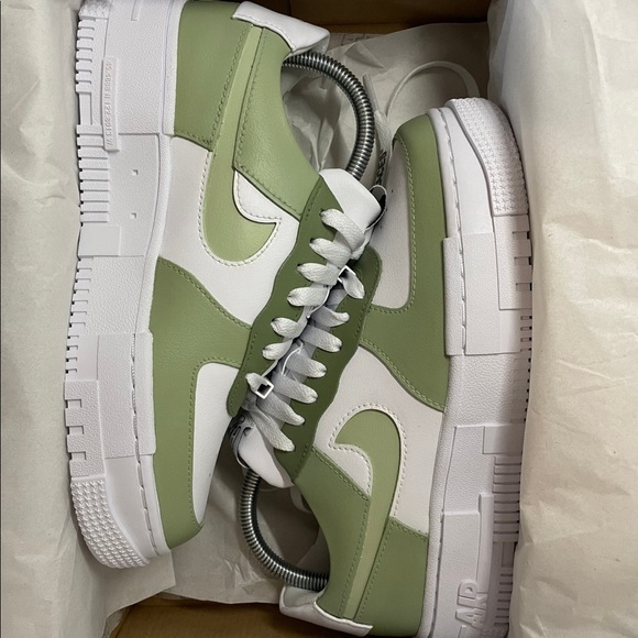 Sage Green Air Force 1 Pixels - Picture 3 of 3